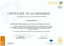 Insights MDI Certificate